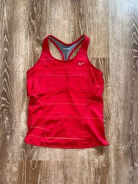 Vintage Y2K Nike Bright Red Performance Racerback Tank